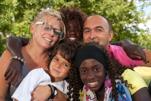 Multicultural Foster Parent Family