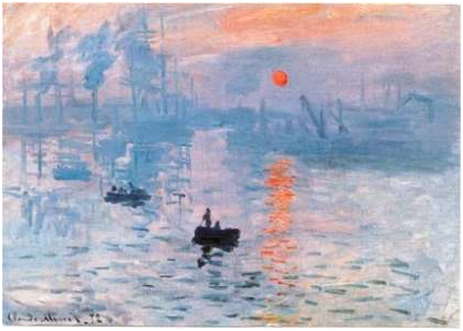 critique on impression sunrise by claude monet