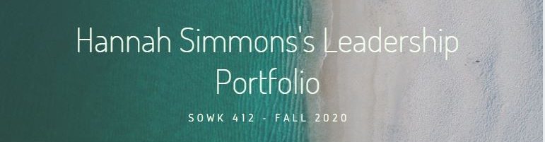 Hannah Simmons Leadership Portfolio 